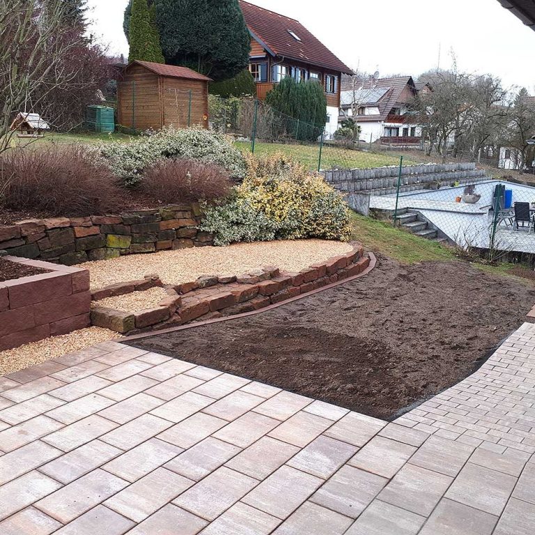 Neuanlage Terassenbereich